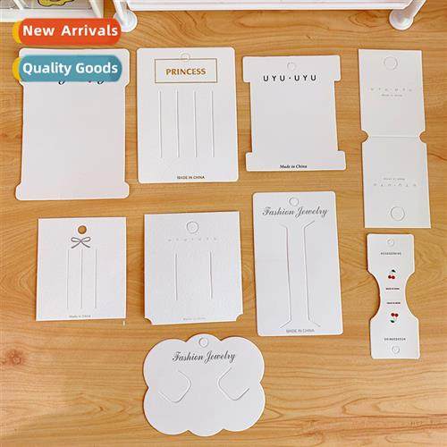 Food Jewelry Packaging Card Hair Clips Hair Rings Headbs Tra