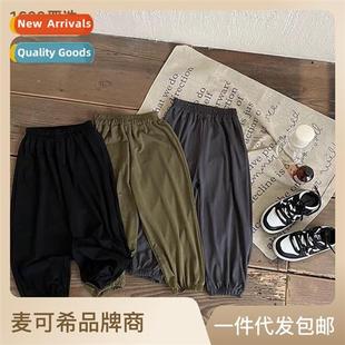 summer anti mosquo Childrens light boys baby swe pants