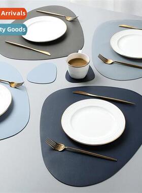 Irregular placemats simple n-slip heat insulating mat coaste