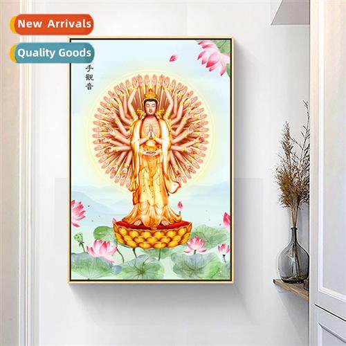 Precisi printing cross stch Thous Hs  Goddess  Mercy statue