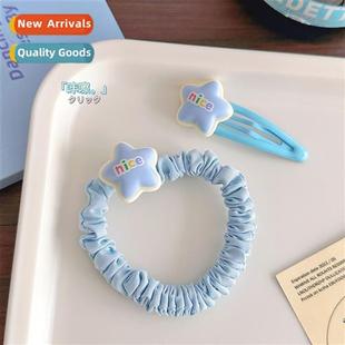 sweet simple star circle heart girl cute clip nice Blue