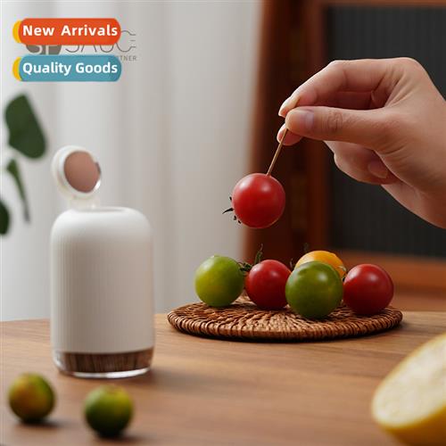 Carbized bamboo toothpick set household diosable fru stick b