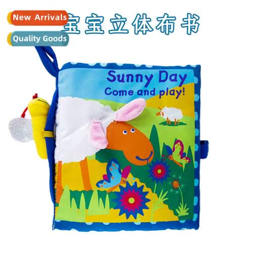 Animal embroidery cloth book puzzle book three-dimensial clo