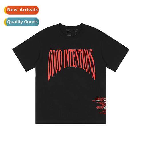 2022 summer new American letters printed short-sleeved loose