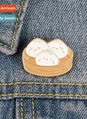 New Creative Cage Drawer Bun Brooch Cute Carto Student Backp