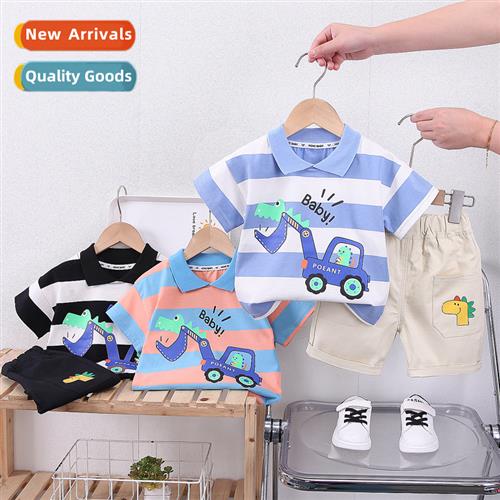 Boys summer su su n tide baby children striped carto digger