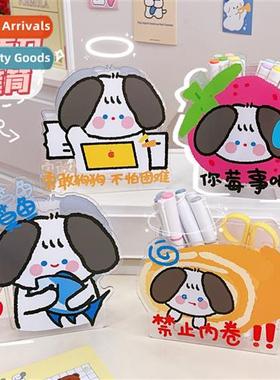 Ins wind acrylic pen holder students desktop statiery organi