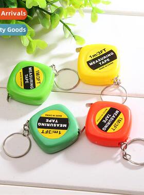 Cvenient Mini Keychain 1 meter Tape Measure Portable Tape Me