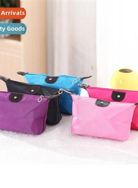 Cosmetic Bag Folding Wash Bag Dumpling Type Cute Cvenient Ca