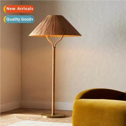 New cfee table floor lamp living room bedroom fabric floor l