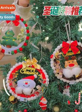 Hmade DIY creative Christmas hanging wh lights garl home win