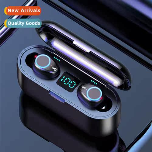 Private mode F9 wireless 5.0 binaural tws power display ligh