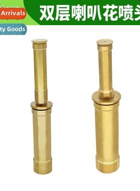 Lscape fountain brass nozzle flower column mushroom cedar fa