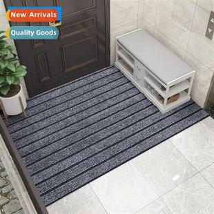 carpet door mat Modern color polyester solid stri minimalist