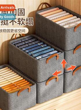 Clos storage boxes for home use put clothing pants organizer