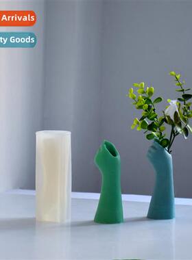 New creative gesture vase silice mould aromarapy candles diy