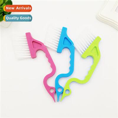 Swan Shape H Held Grooved Door & Window Crevice Brush Kchen