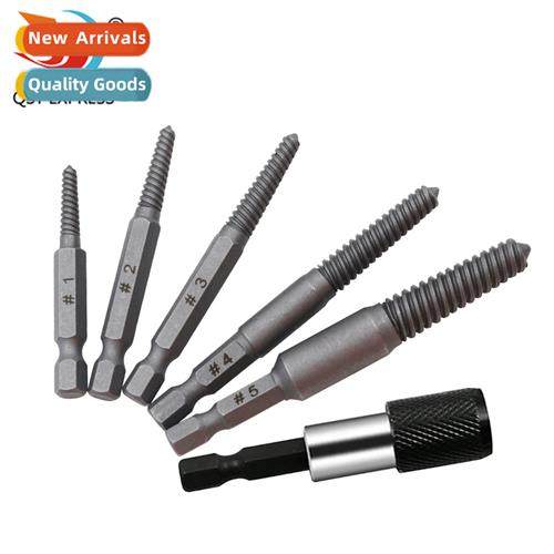 5pcs set  broken head screw remover sliding teeth broken wir