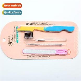 New beauty four- manicure tools Acne needle nail file eyebro