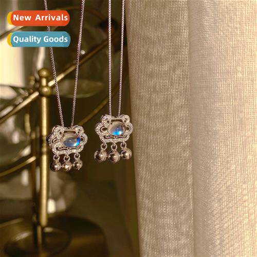 Moste peace lg life lock necklace female n simple bell Ruyi