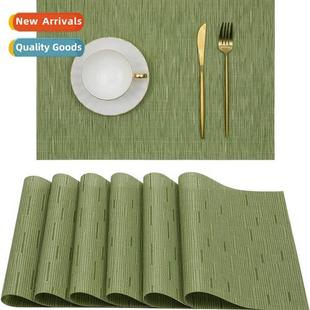 Square Placemats Bamboo Teslin Western Bug Classic