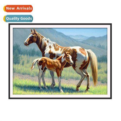 Diamd painting new modern an style animal pies full  round d