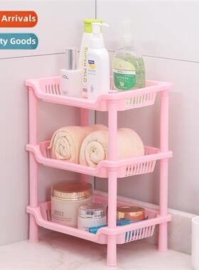 Triangle rectangular three shelves bathroom plastic storage
