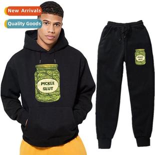 Pickle Can Slouchy Intage Sweatshirt Pickles Hooded Canned