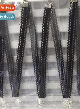 Vintage necklace collarbe chain  short paragraph velvet belt