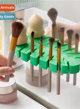 Creative Leaf Shape Shelf Bathroom Toothbrush Holder Wall Mo