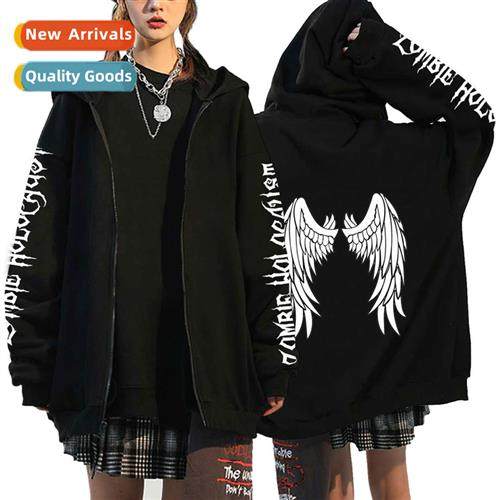 Dark Style Skull Print Sweatshirt Mens  Womens Hoodie Gothic