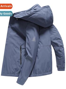 Large jackets mens spring and fall jacket 2023 fall removabl