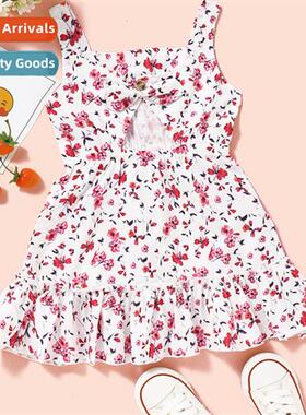 Girls spring  fall  2021 new n sleeveless middle  large chil