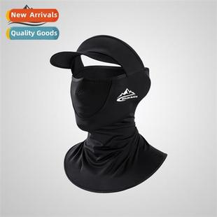 Ice silk sunscreen headgear cycling mask mens summer outdoor