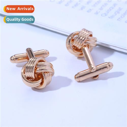 New twisted copper cufflinks French shirt jewelry mens sleev