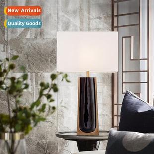 Bedroom bedside lamp cabinet creative living room Scinavian
