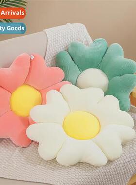 Clover pillow flower ins cute sunflower plush cushi sa windo