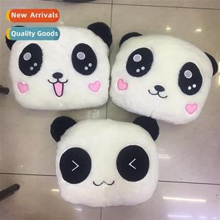 warm cute head whe black pillow LED Glowing