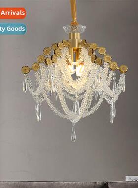 American crystal chelier light luxury atmosphere creative ar