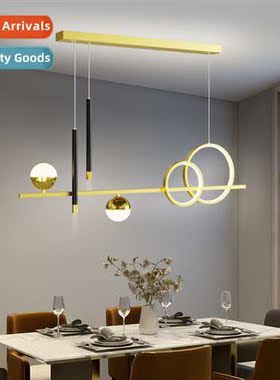 Light luxury Scinavian restaurant glass chelier simple moder