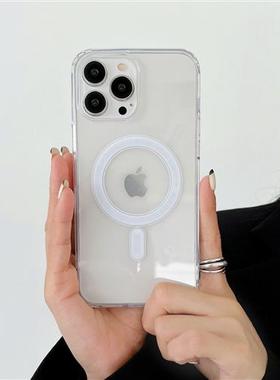 适用iPhone15promax Wireless Magnetic Charging 14 Case Apple