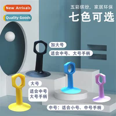 Door sucti no-hole door stopper door hle anti-collisi pad si