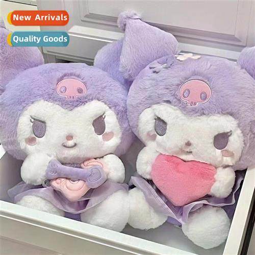 Cute cupid Melody Kuromi doll series large doll pillow plush