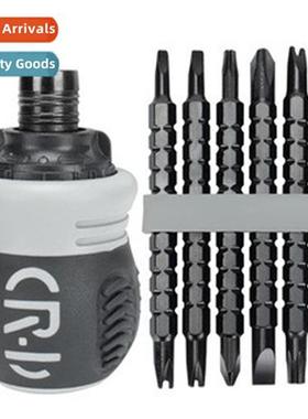 Ratcheting dual-purpose screwdriver cross e word dual-purpos