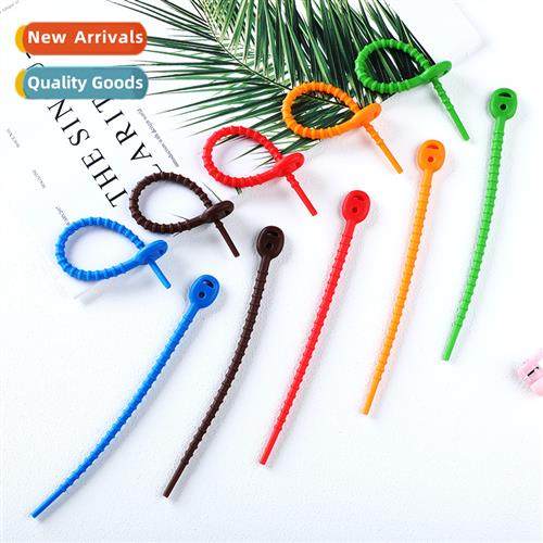 A3163 Data Cable Tie Silice Tie Reusable Retractable Silice