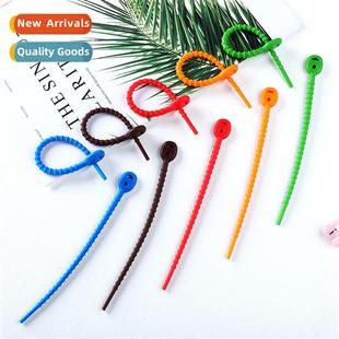 A3163 Data Cable Tie Silice Tie Reusable Retractable Silice