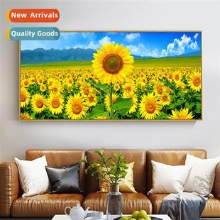 DIY sunflower large painting full room new living Diamd sea