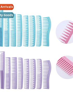 Macar Multi-color Comb Set  9 Hair Styling Combs Styling Fla