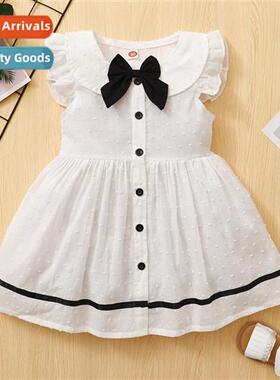 Girls Spring  Autumn 2021 new n sleeveless solid color persa