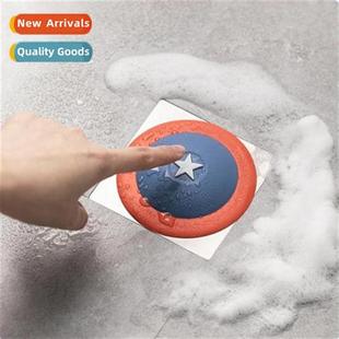 Sink Floor Odor Push Blocking Cover Shield Drain